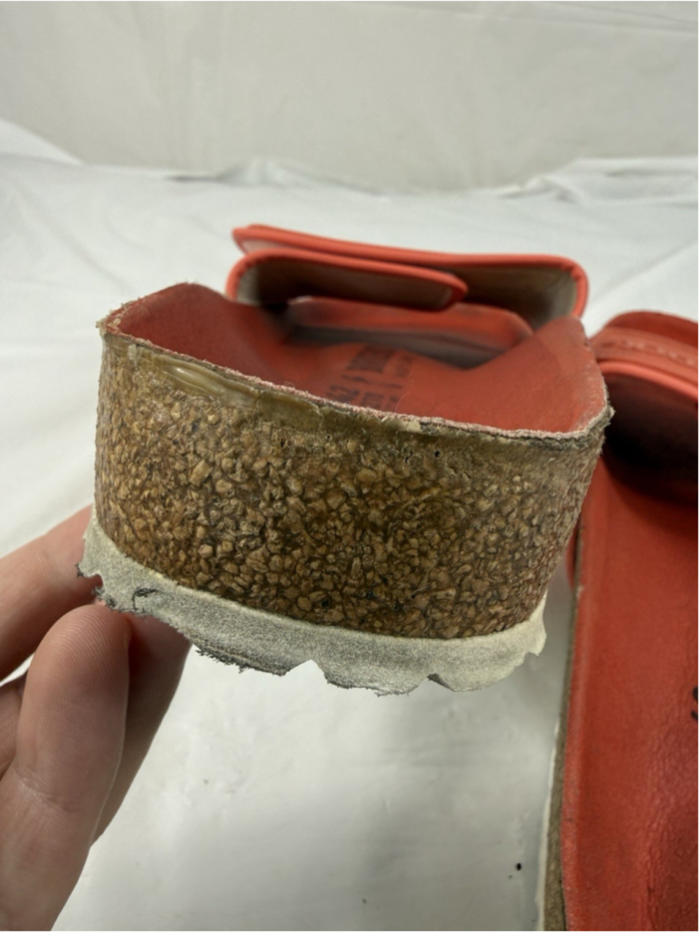 Birkenstock Tema One Strap Coral Women Sandals Sz 42 - Picture 13 of 15